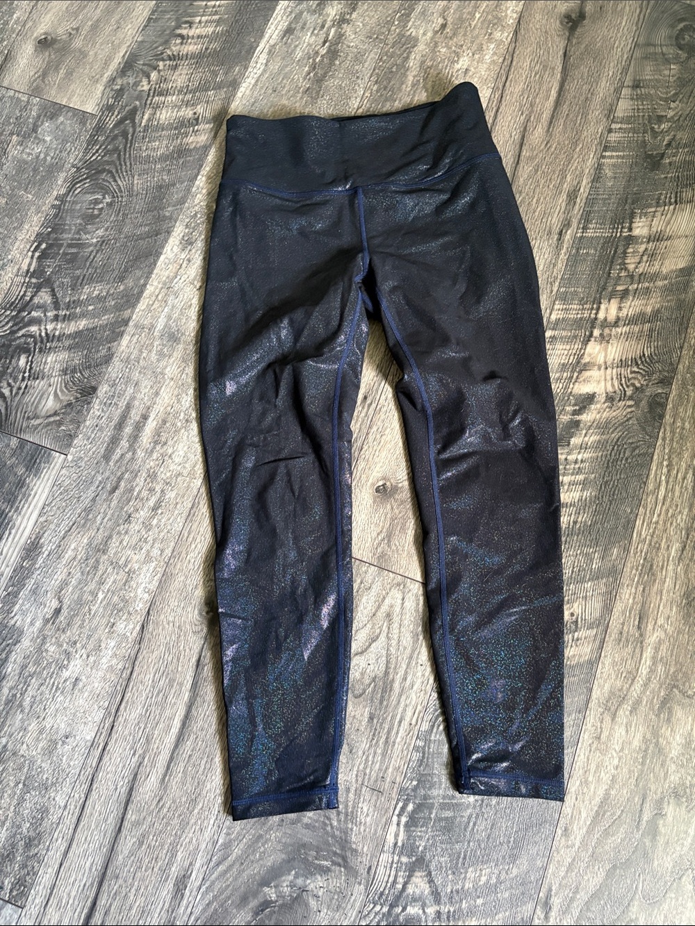 ZYIA Women's Shimmer Black Leggings - Brand